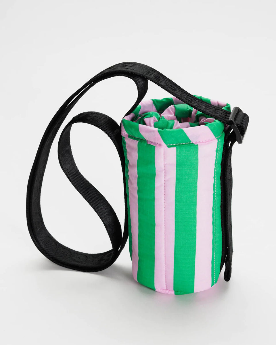 Horizontal Zip Duck Bag : Green Awning Stripe - Baggu