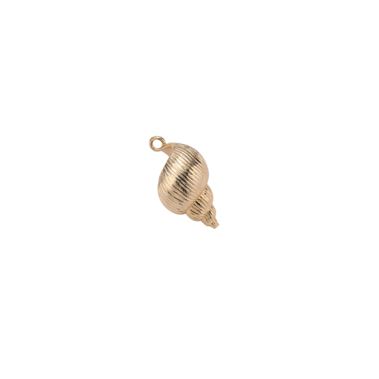 Ridged Conch Shell Charm