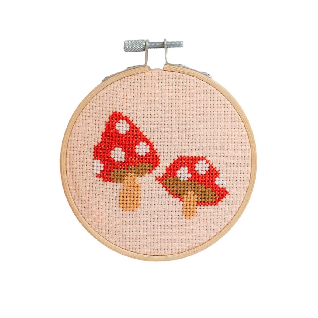 Toadstool Cross Stitch Ki