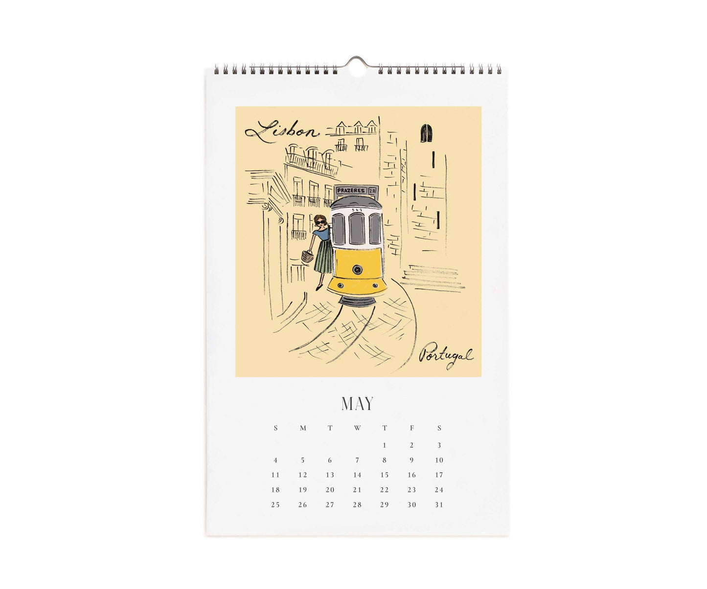 2025 Travel Sketchbook Wall Calendar