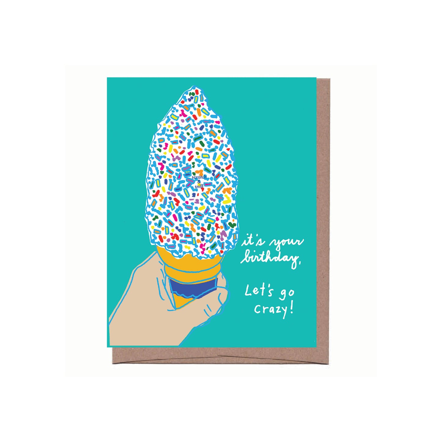 Scratch & Sniff Sprinkle Cone