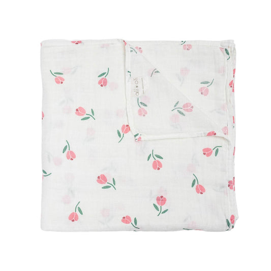 Tulip Bamboo Muslin Swaddle Blanket