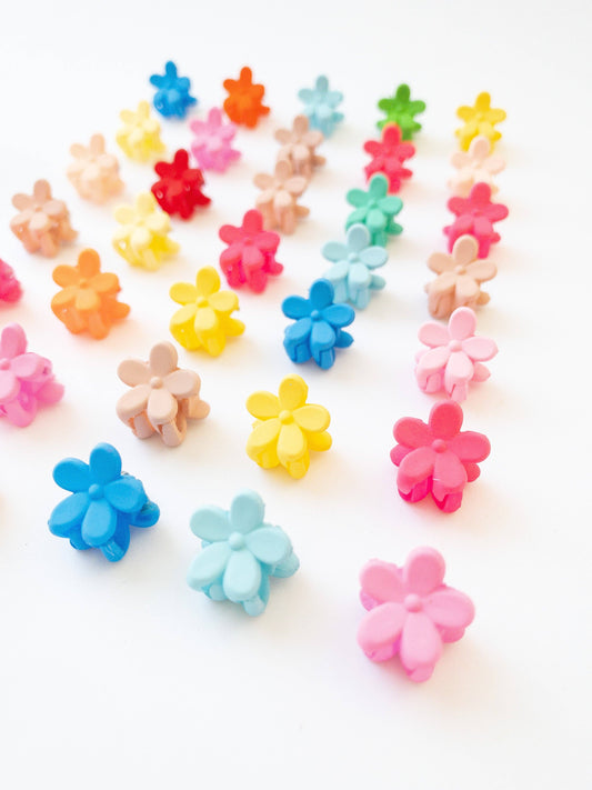 Mini Flower Hair Clips