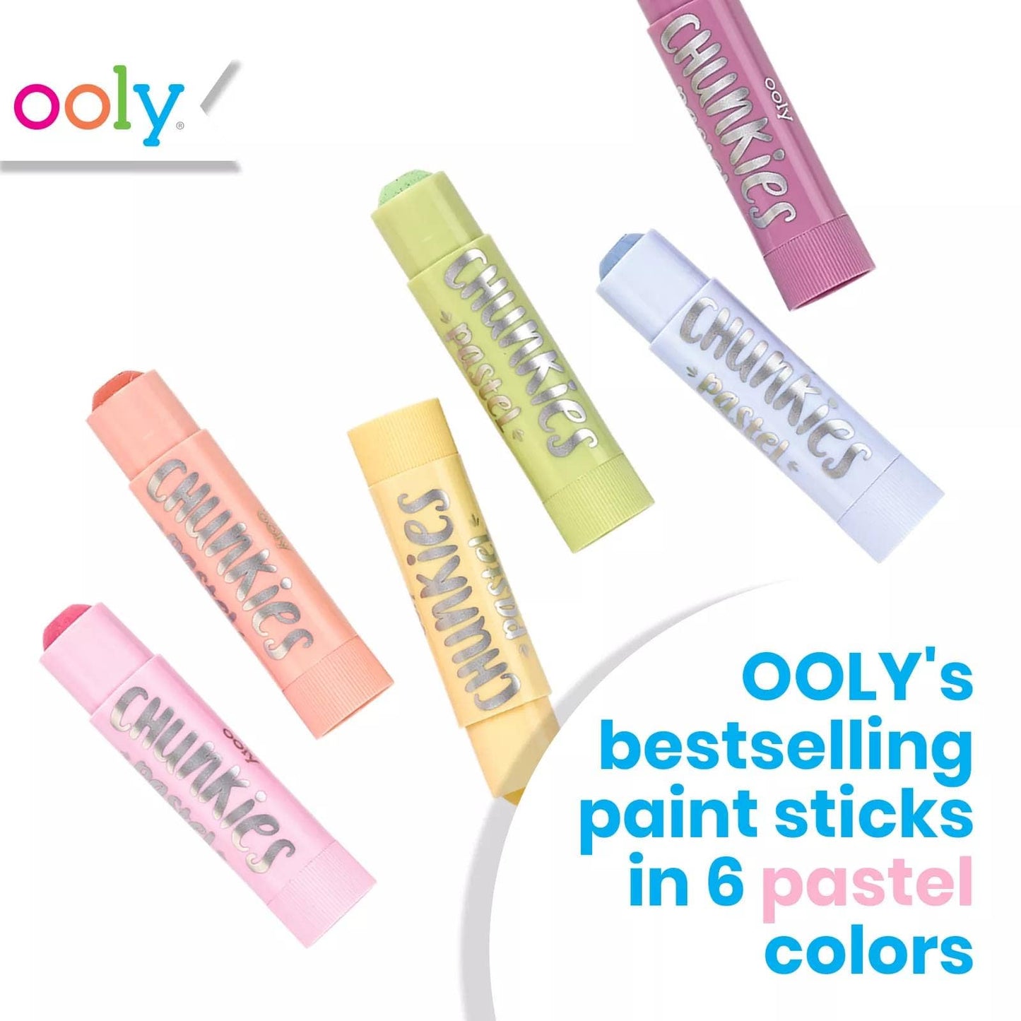 Chunkies Paint Sticks: Pastel - Set of 6