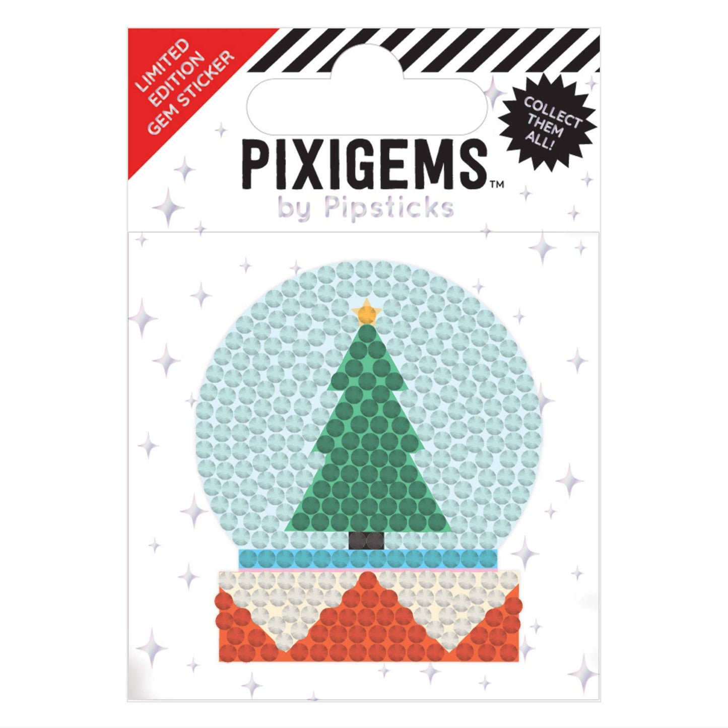 Sterling Snowglobe Pixigem Sticker