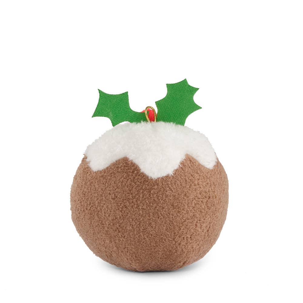 Mini Plush Toy Brown Christmas Pudding