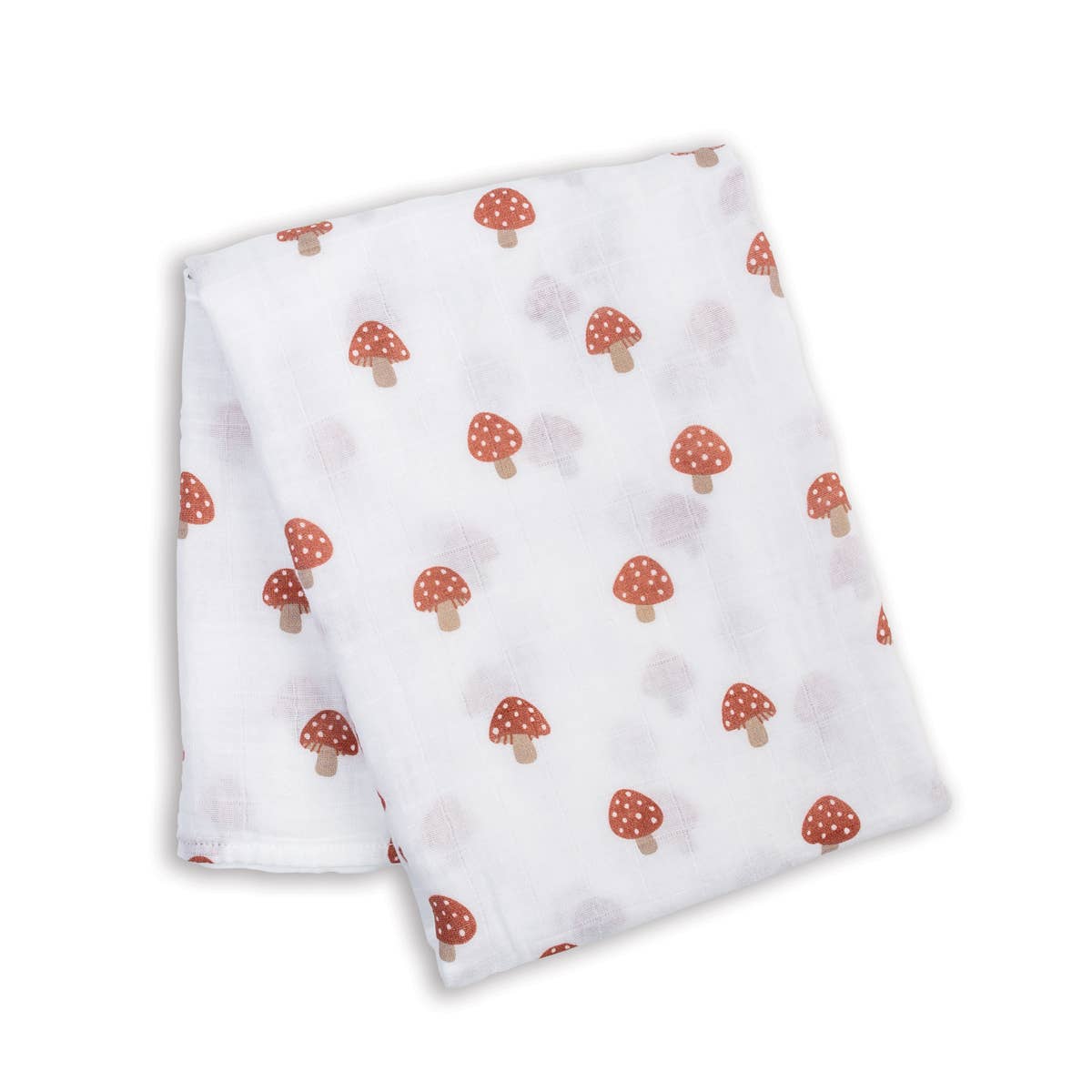 Mushrooms Muslin Cotton Swaddle Blanket