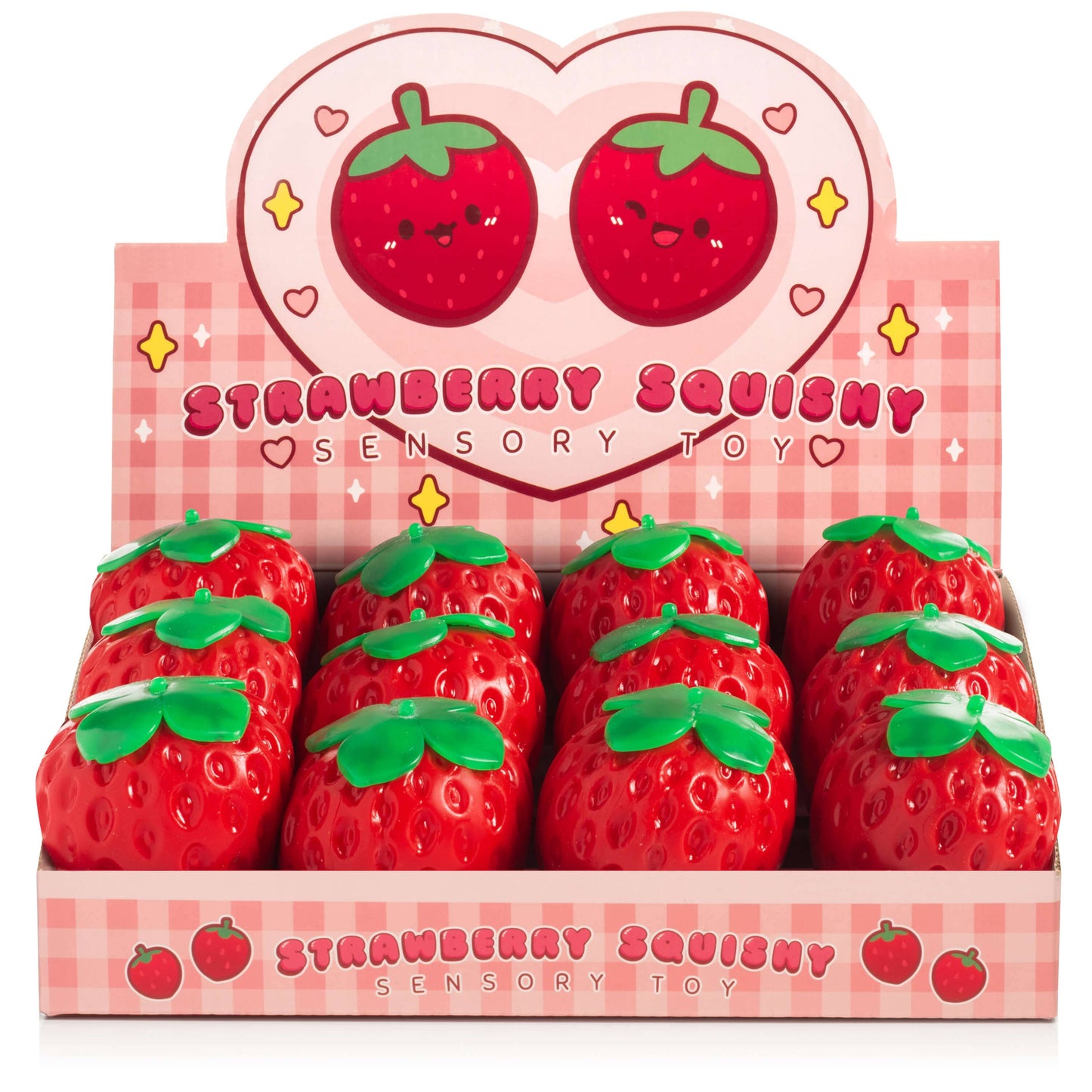 Strawberry Shaped Sensory Squishy Toy