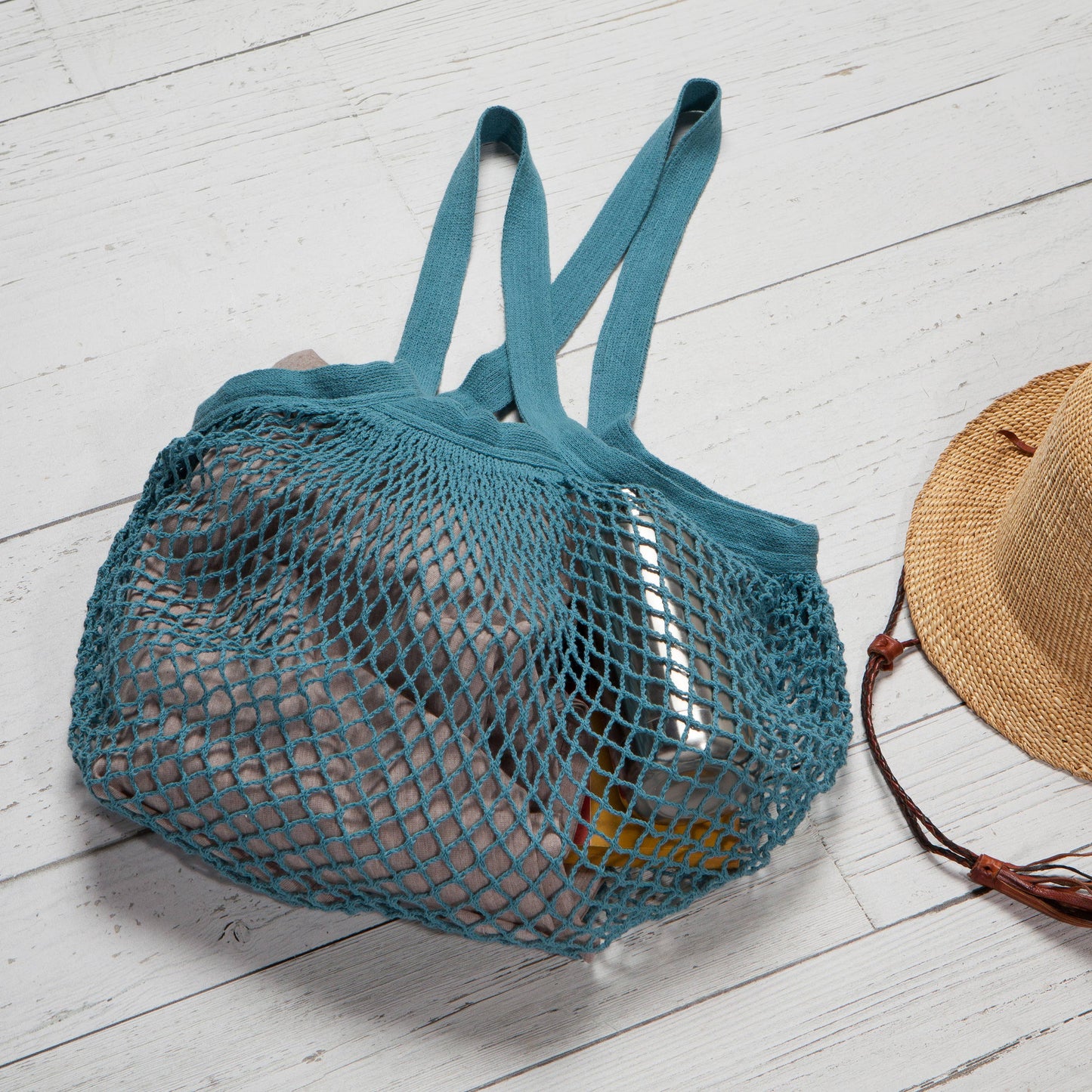 Le Marche Blue Net Shopping Bag