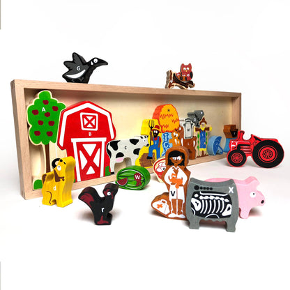 Farm A to Z Puzzle + Playset