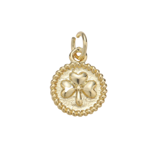 Mini Clover Coin Charm