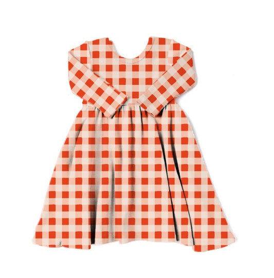 Plaid Dress Twirl Dress