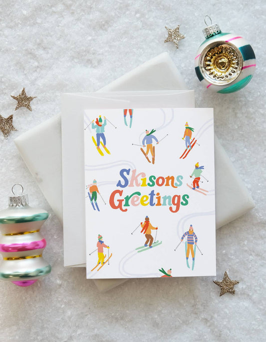 Skisons Greeting Holiday Card