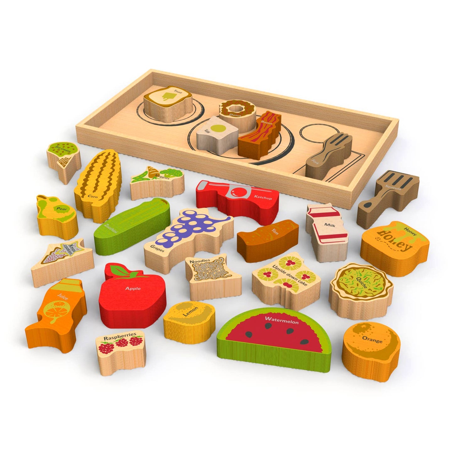 Alphabites A-Z Food Puzzle + Playset