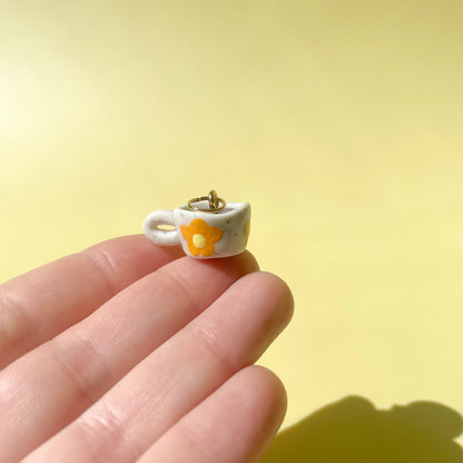 Sunshine Floral Mini Mug Charm