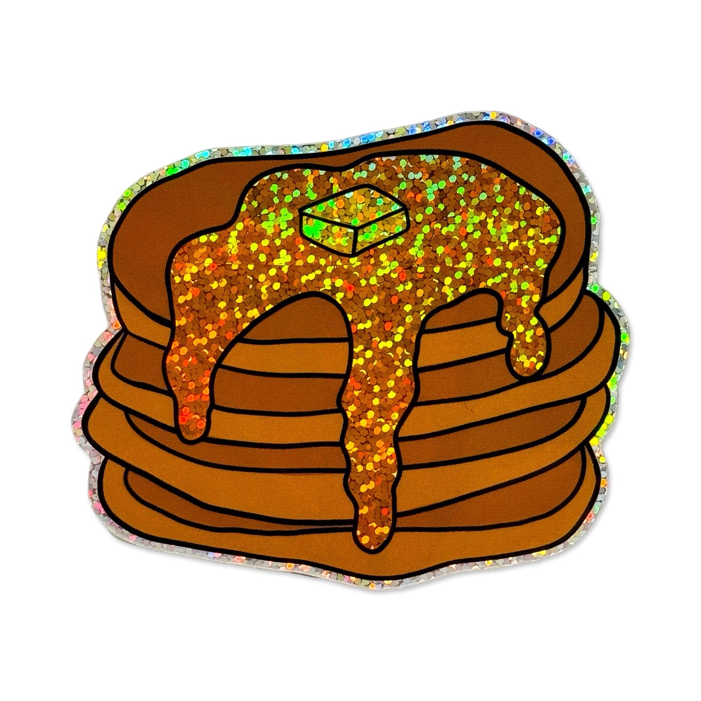 Glitter Pancakes Sticker