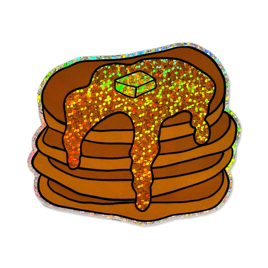 Glitter Pancakes Sticker