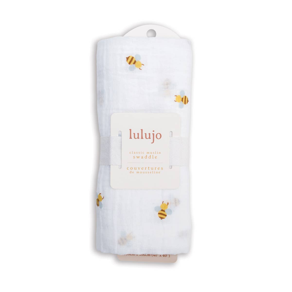 Bees Muslin Cotton Swaddle Blanket