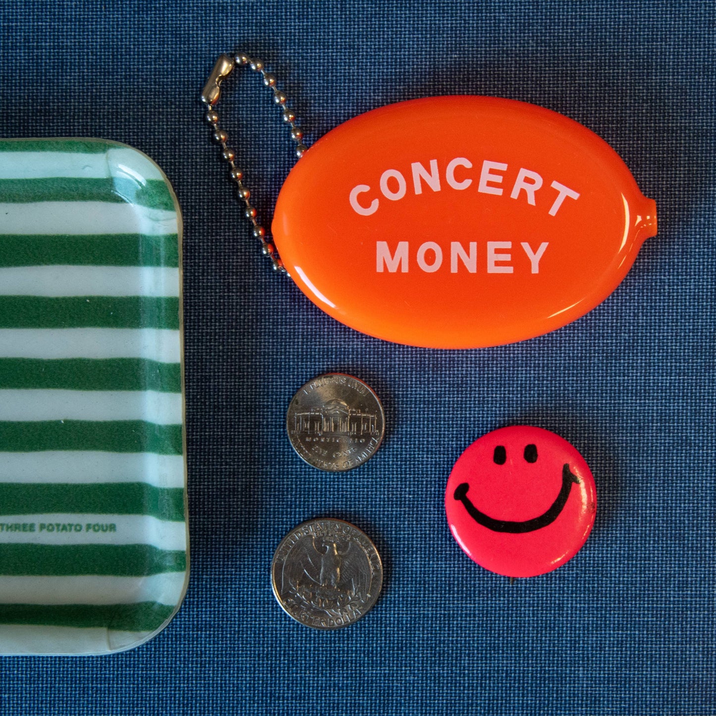 Concert Money (Neon) Coin Pouch