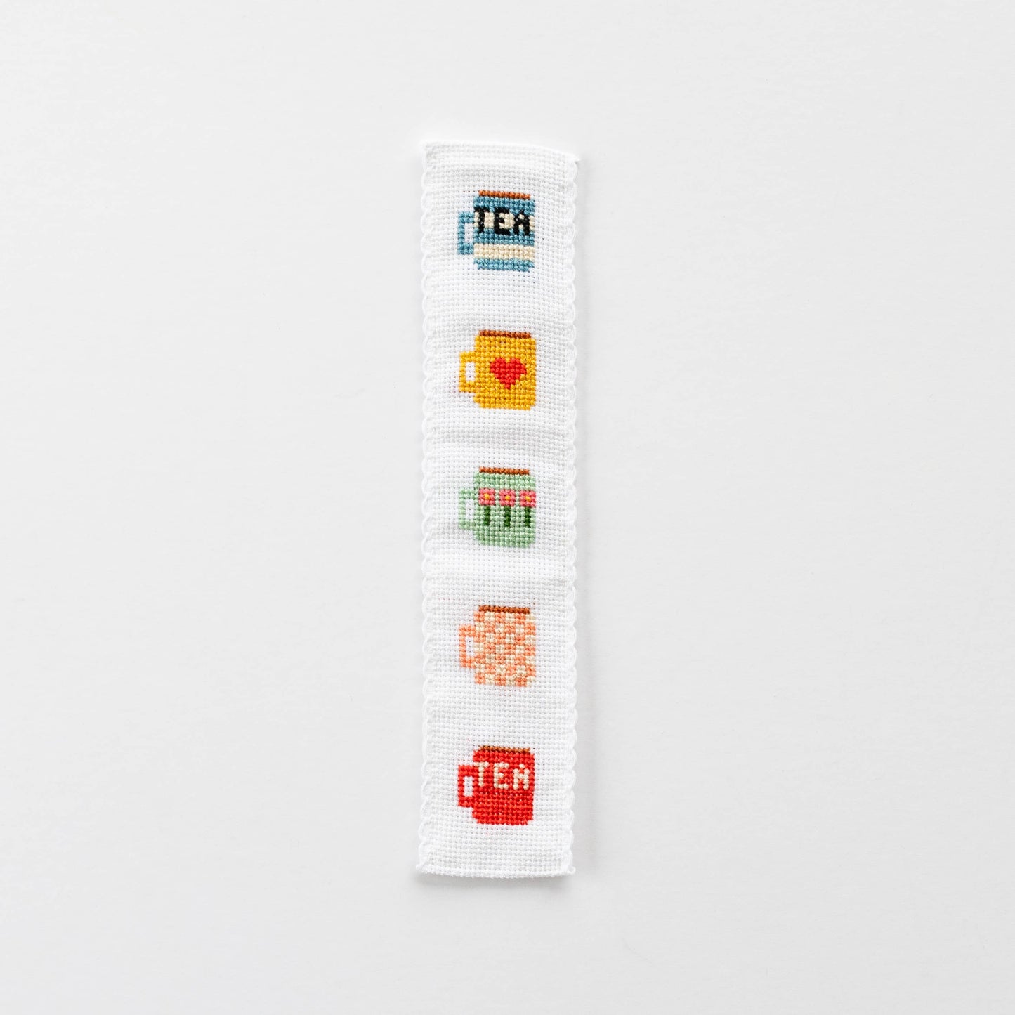 Tea/Mugs Cross Stitch Bookmark Kit