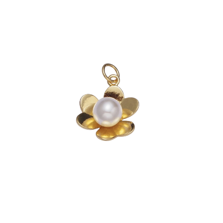 Pearl Flower Charm