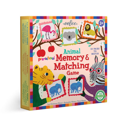 Pre-School Animal Memory + Matching Game