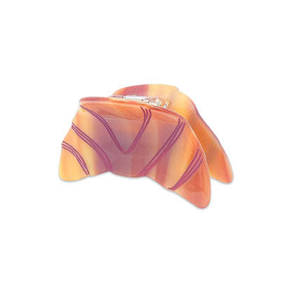 Mini Croissant Hair Claw Clip