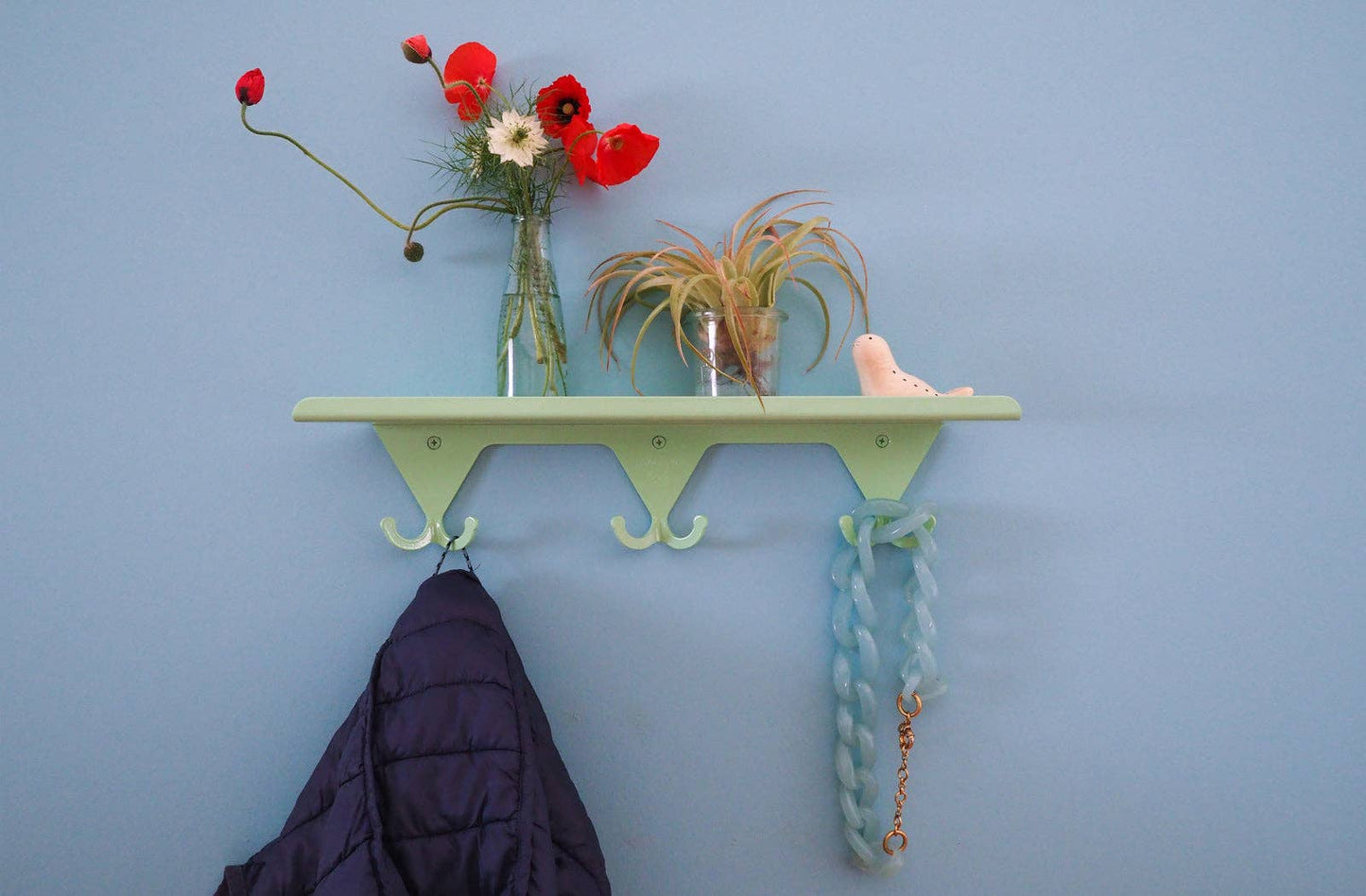 SR WALL RACK: Mint Green