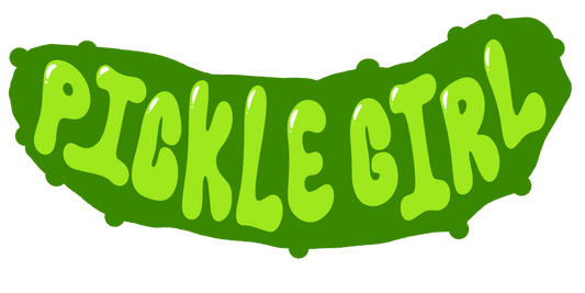 Pickle Girl Bumper Sticker