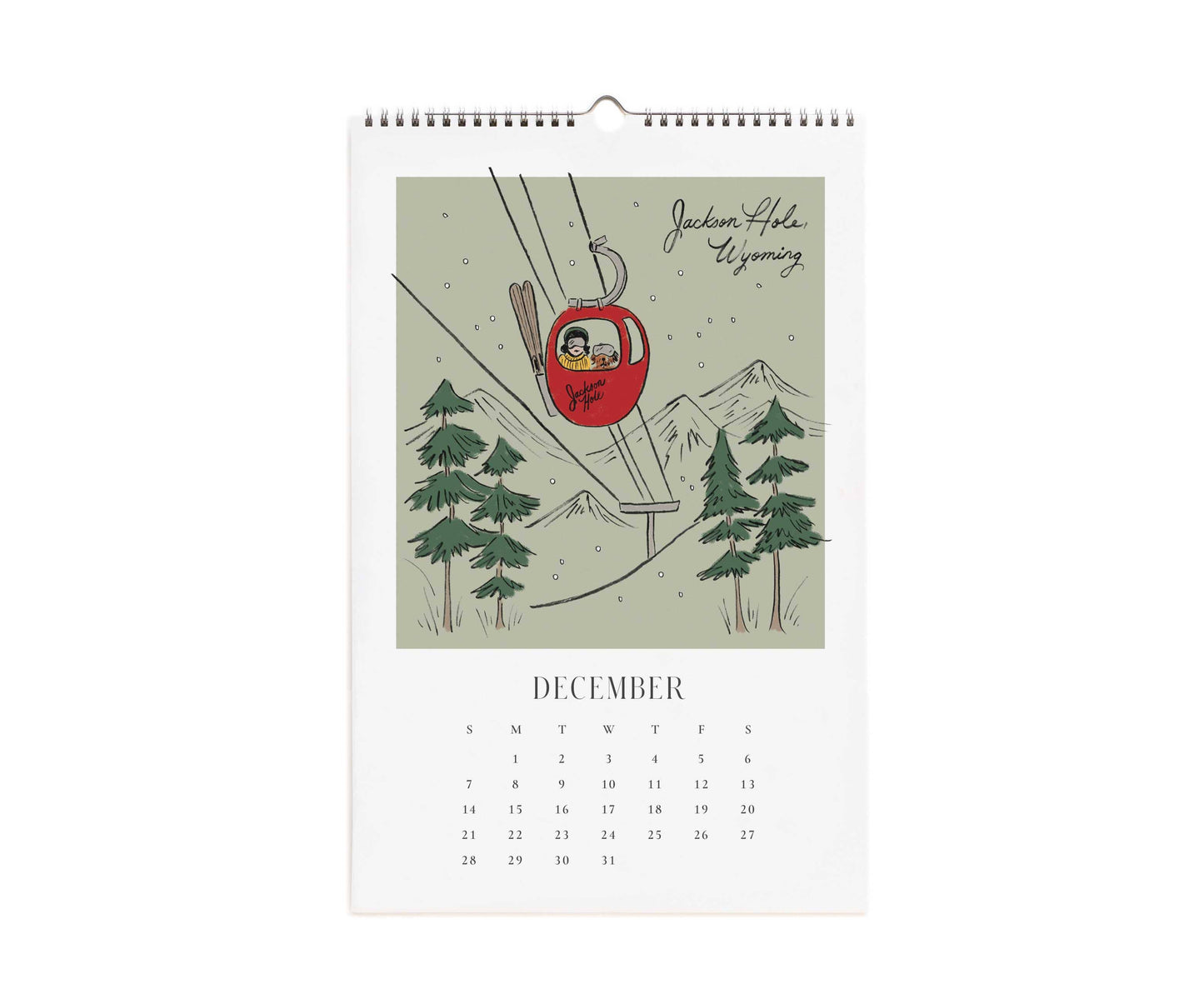 2025 Travel Sketchbook Wall Calendar