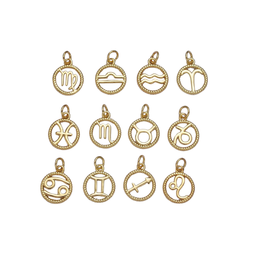 Zodiac Sign Charm