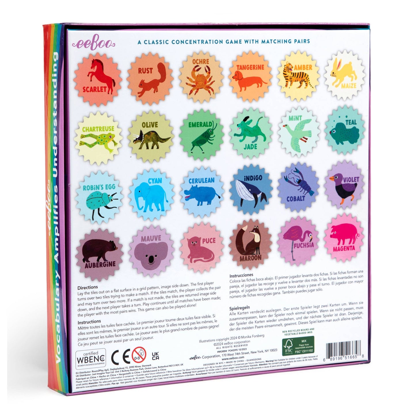 Rainbow Memory & Matching Game