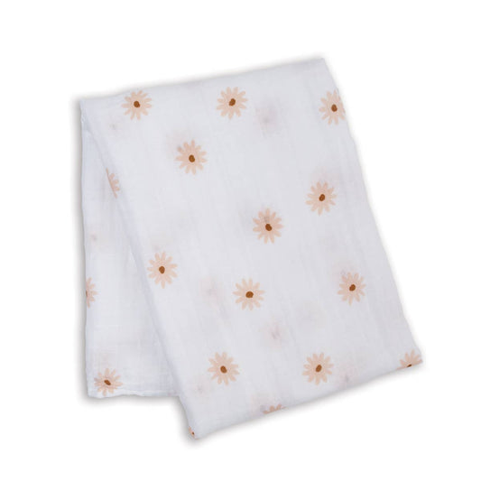 Daisies Muslin Cotton Swaddle Blanket