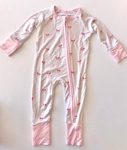 Bow Bamboo Baby Pajamas