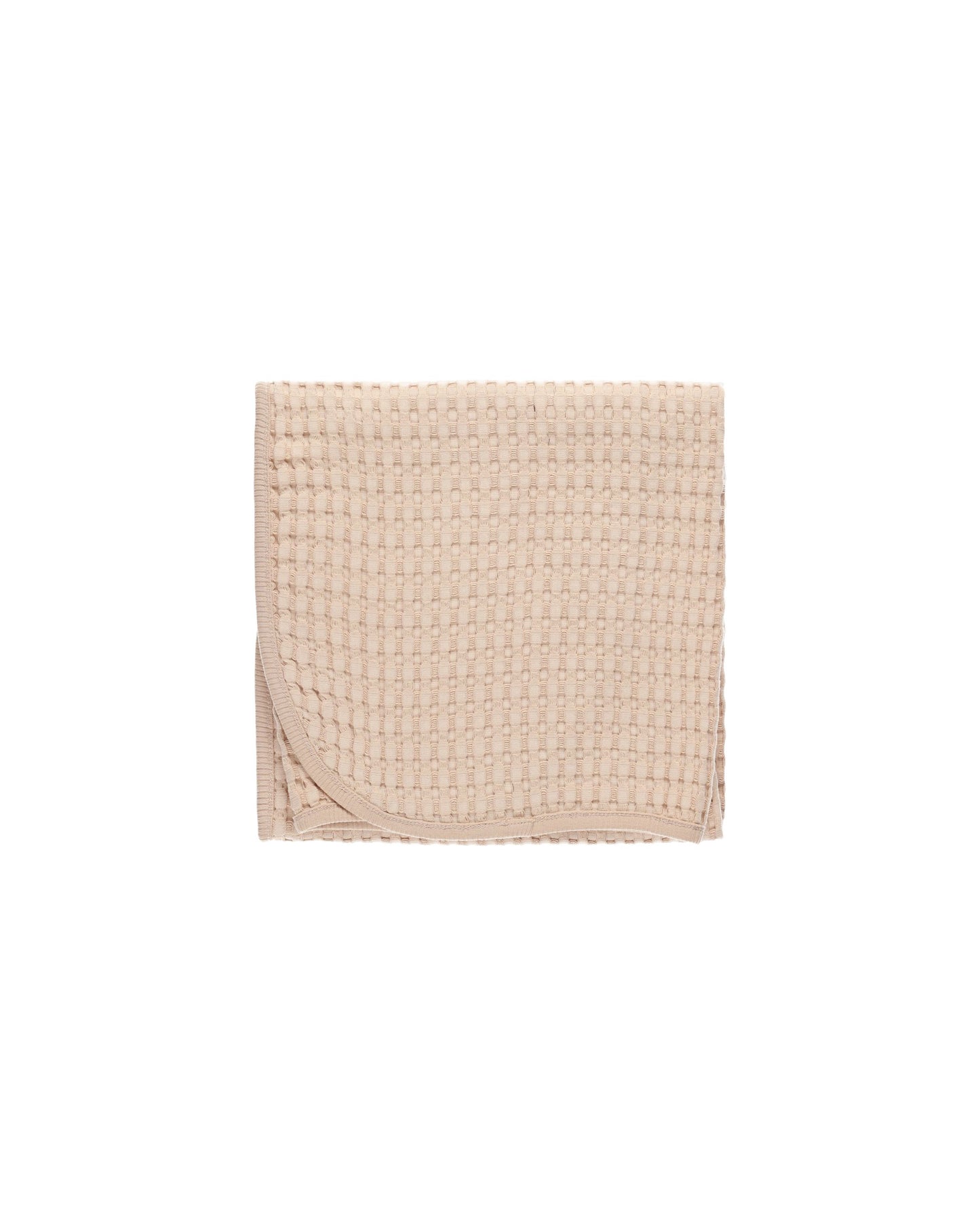 waffle baby blanket | shell