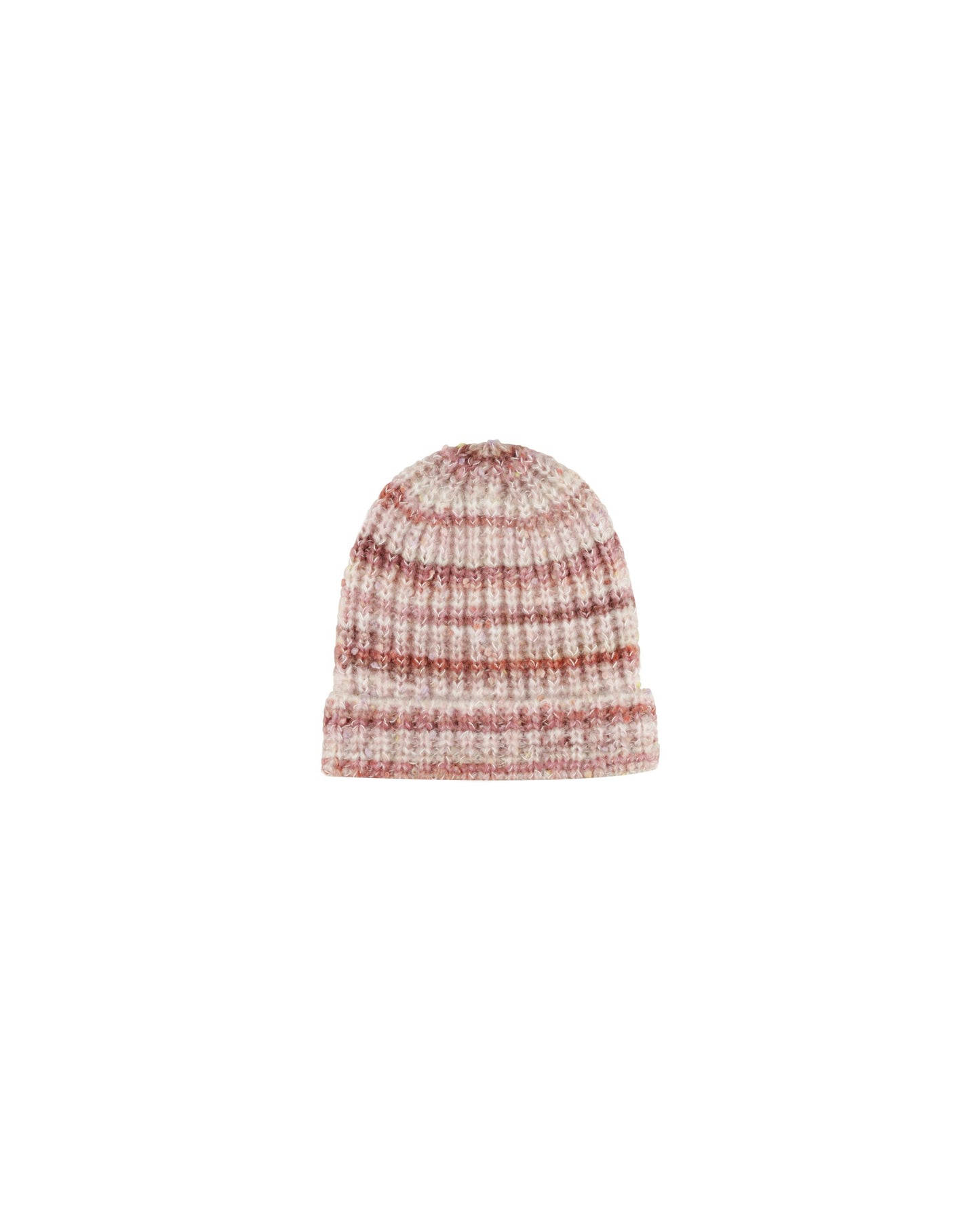 beanie | pink multi stripe