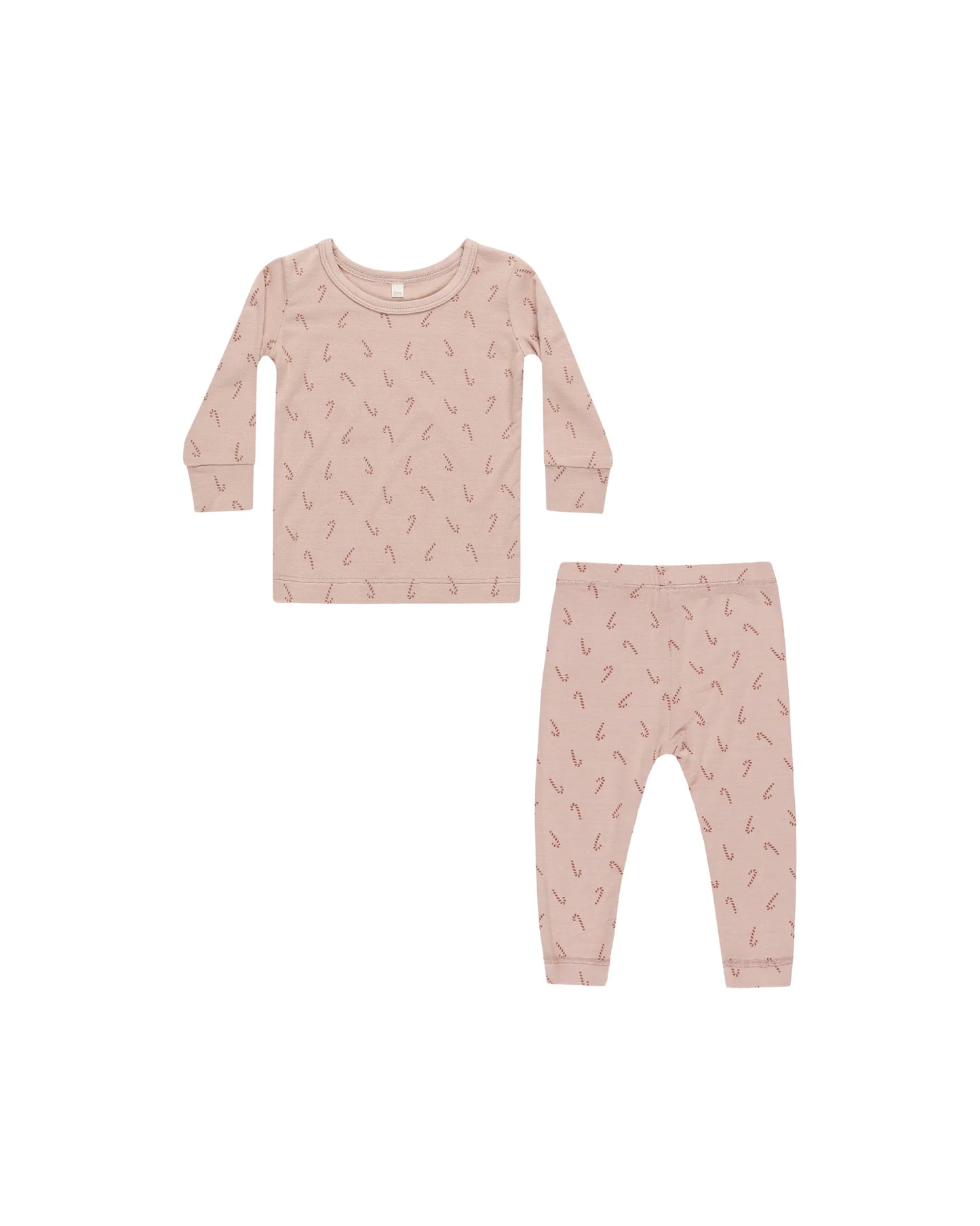 bamboo pajama set | candy cane