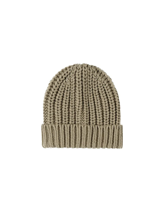 chunky knit beanie | olive