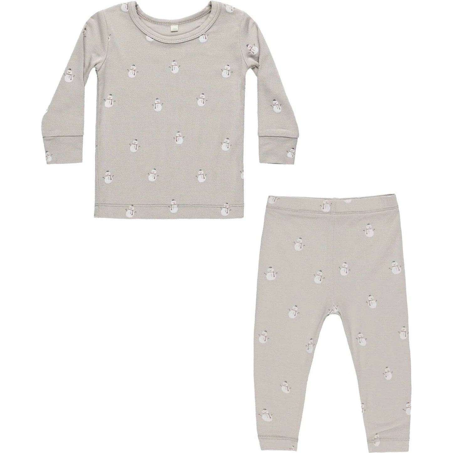 bamboo pajama set | snowmen