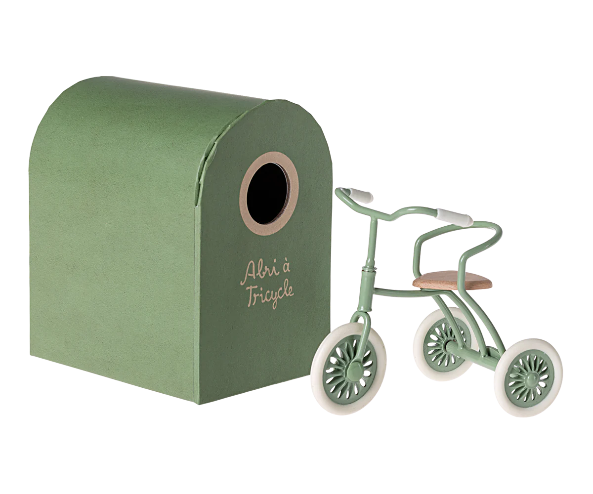 Abri a tricycle, Mouse | Green