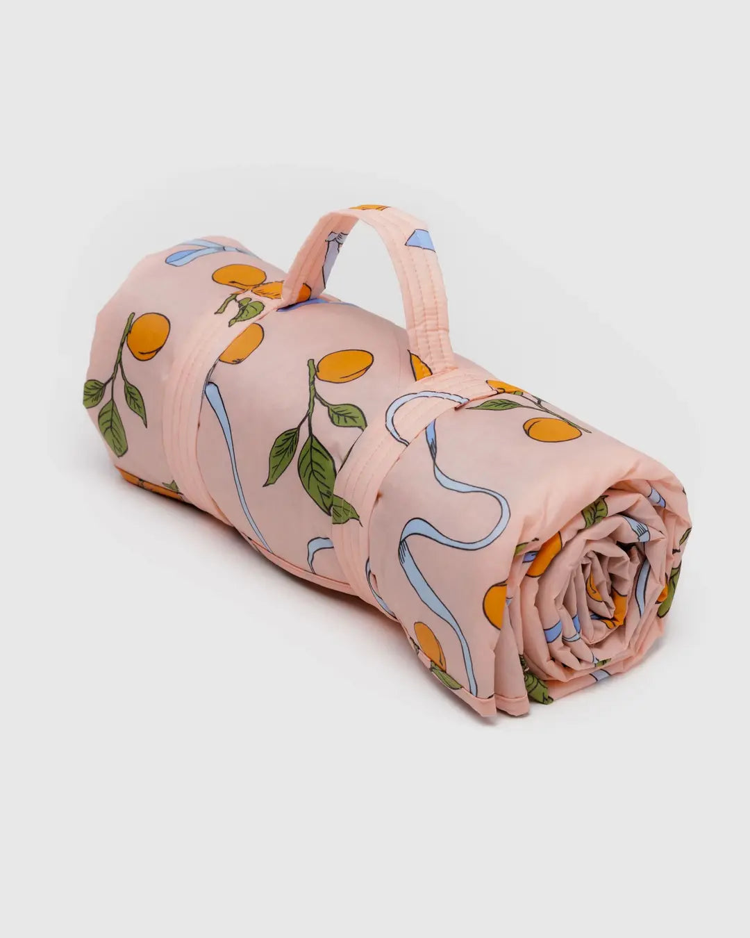 Apricots + Ribbons Puffy Picnic Blanket