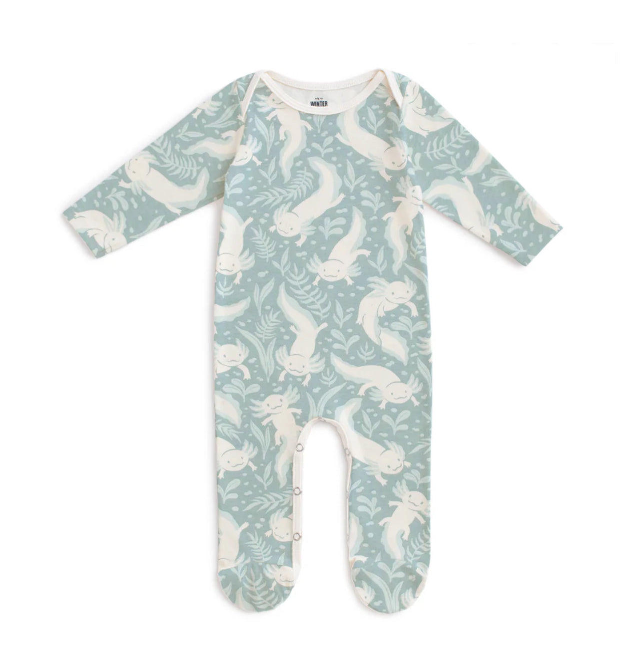 Axolotl Footed Romper