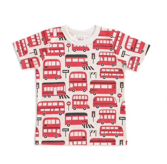 Double-Decker Buses Short Sleeve Tee