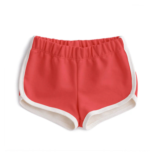 Scarlet Red French Terry Shorts