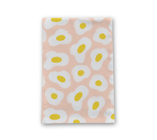 Eggs Linen Tea Towel