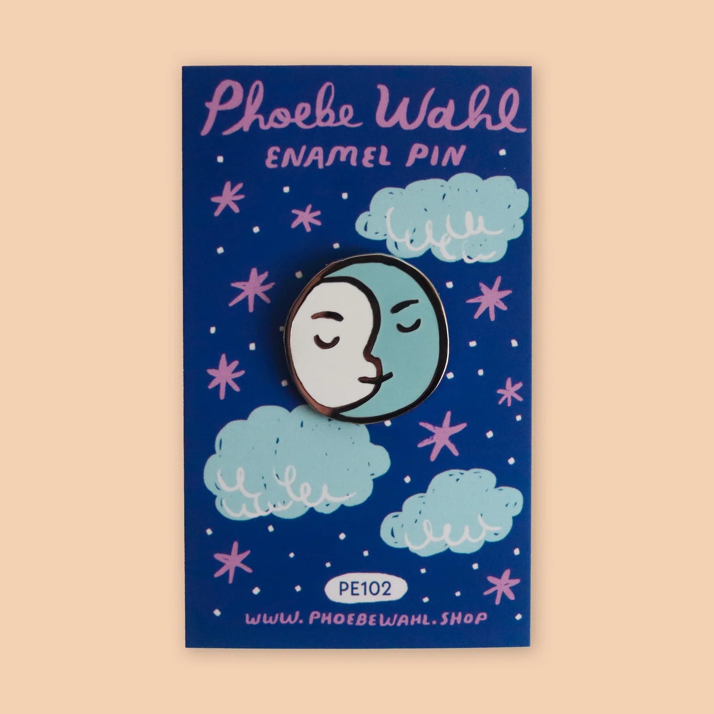 Full Moon Enamel Pin