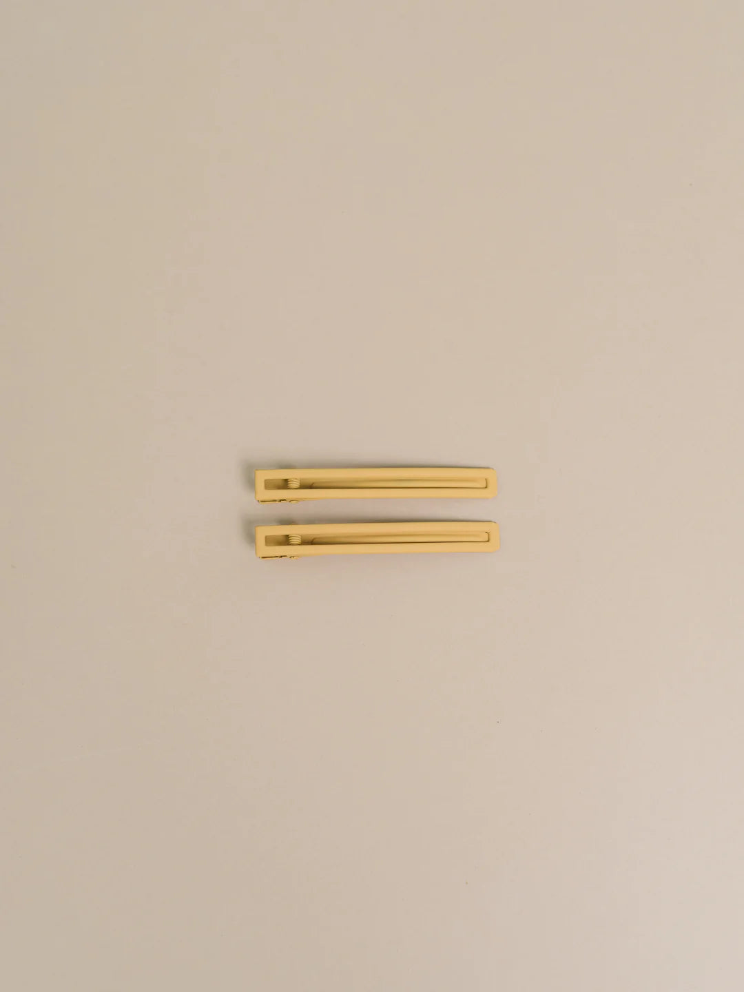 Leia Hair Clips in Mustard