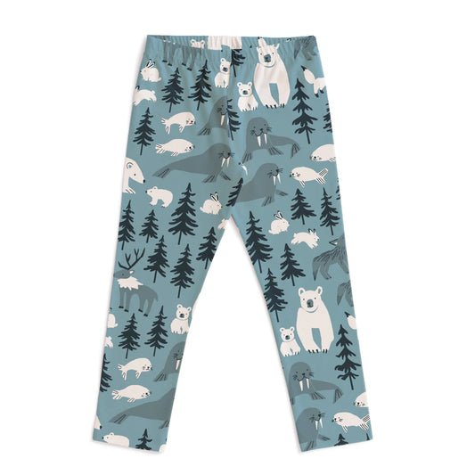 Northern Animals Mountain Blue Baby Legging