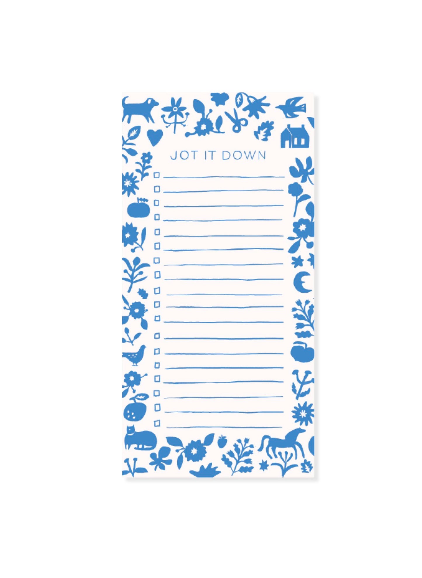 Blue Folk Notepad