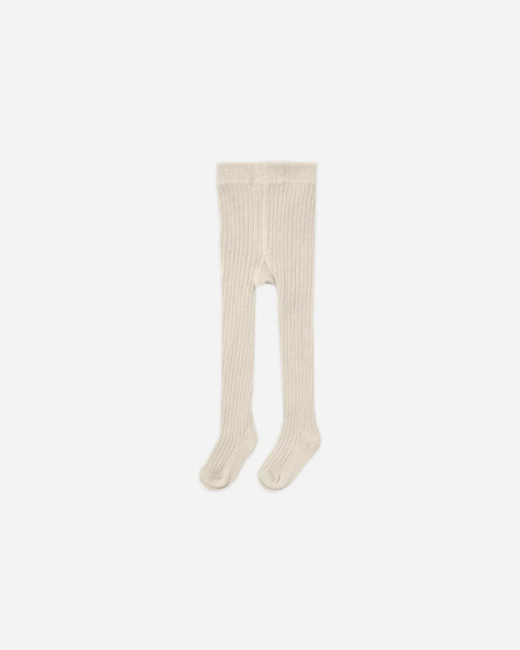 ribbed tights | stone